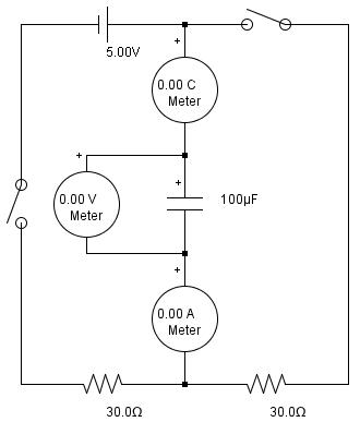 RC circuit diagram